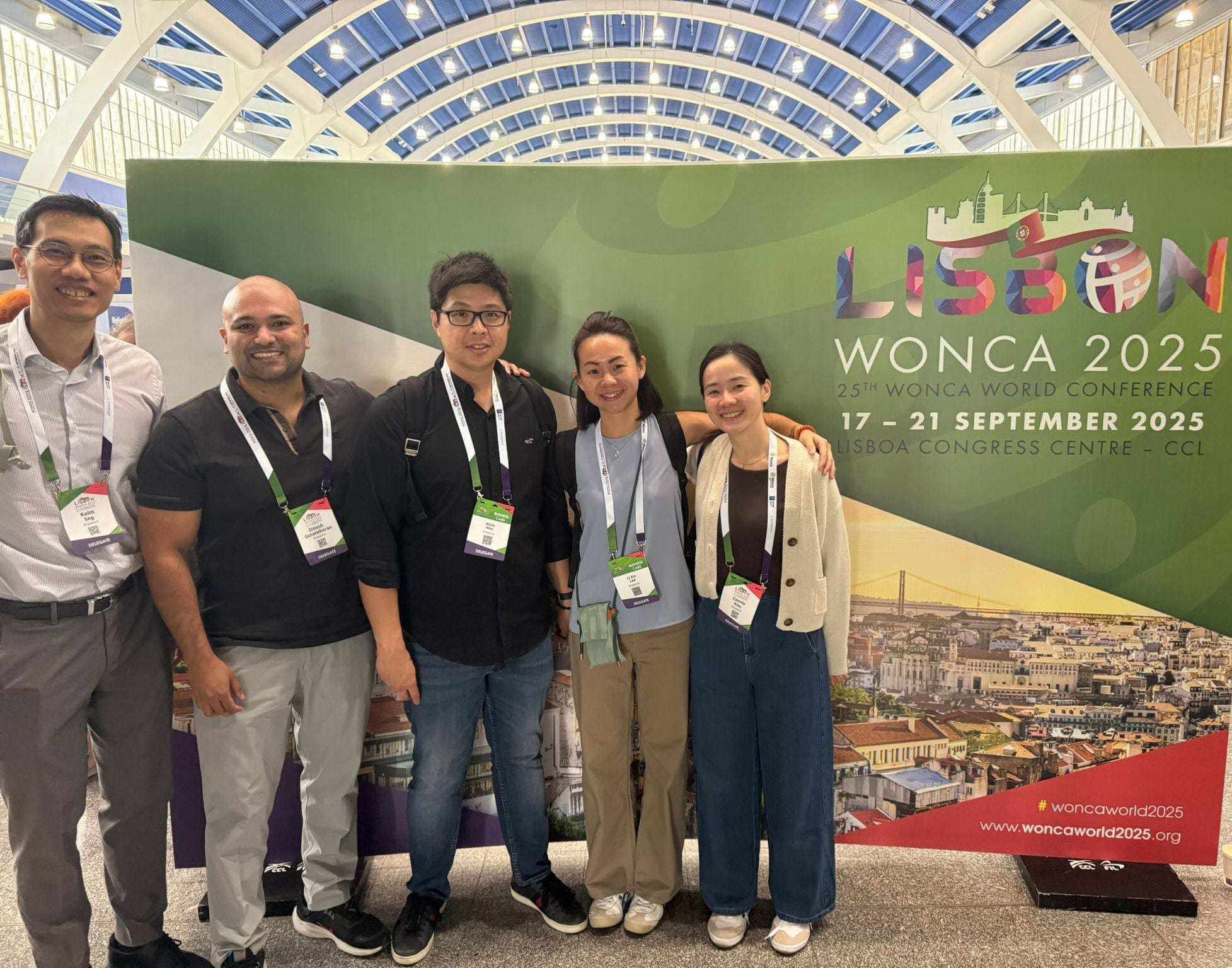 A group of people posing for a photo